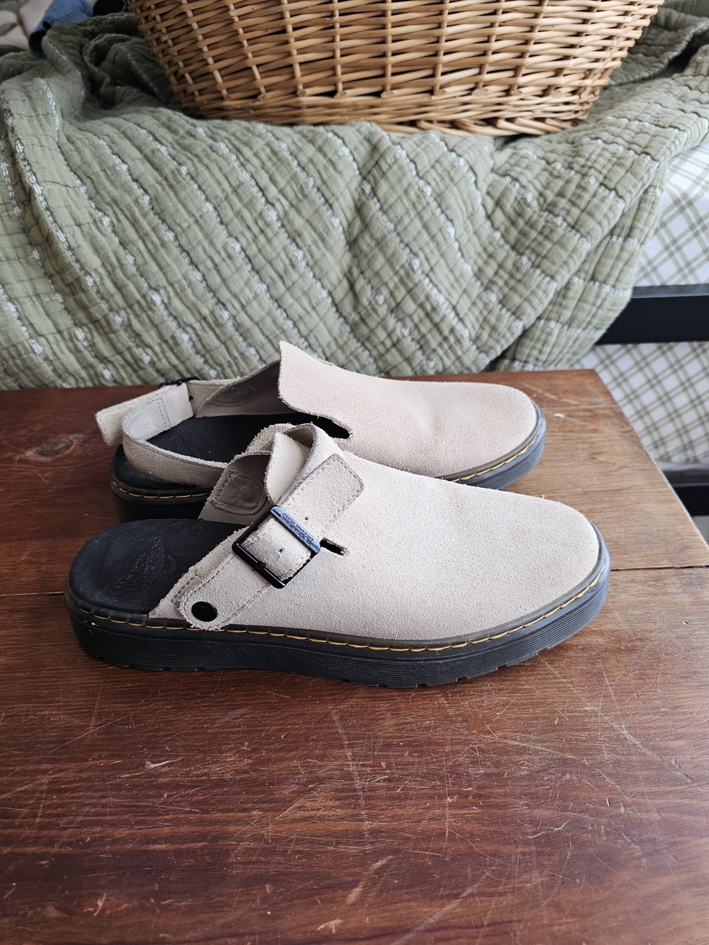 Carlson Suede Casual Slingback Mules